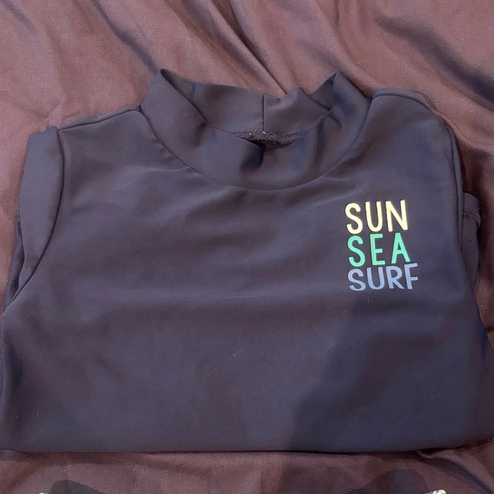 Kids Navy Rashguard Set - Picture 2 of 11